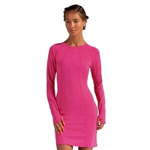 BloqUV Pink Long Sleeve Dress Size M